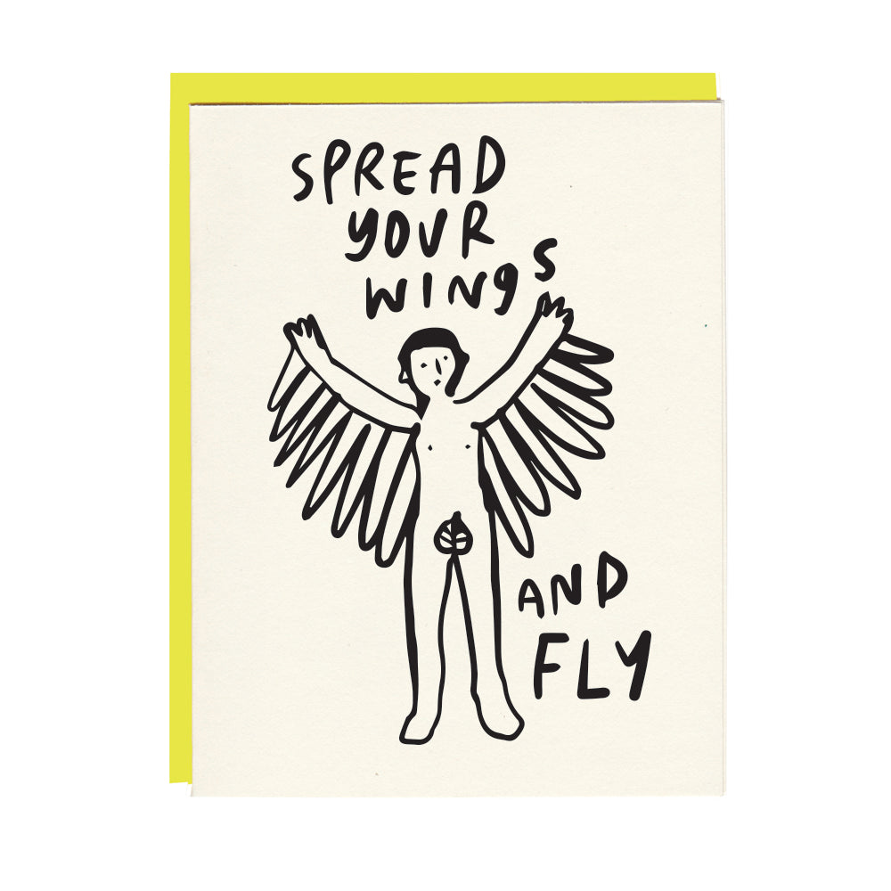 Spread your wings and fly man