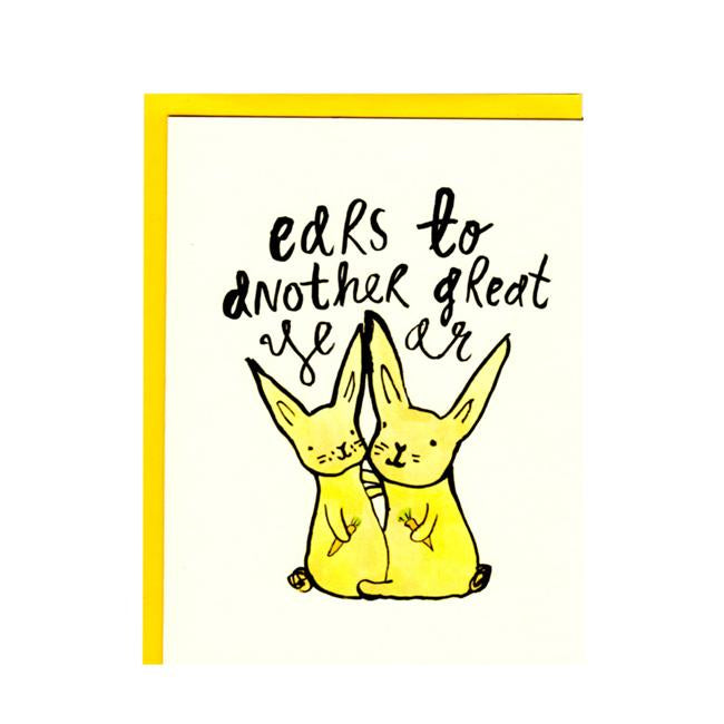 Ears To Another Great Year Anniversary Greeting Card