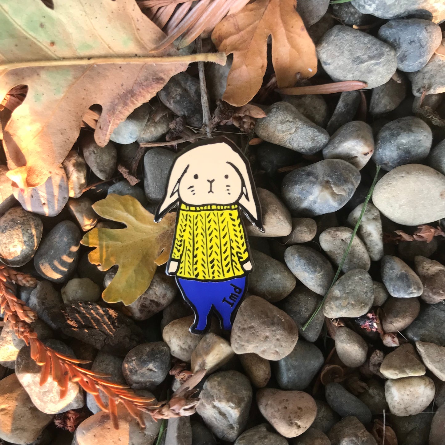 Cute Bunny Enamel Pin