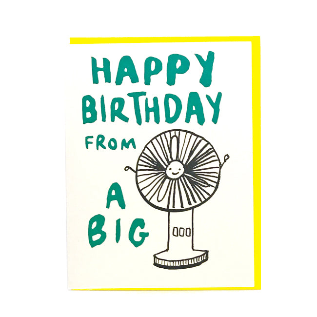 Big Fan Birthday Card