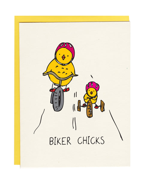 Biker Chicks Greeting Card