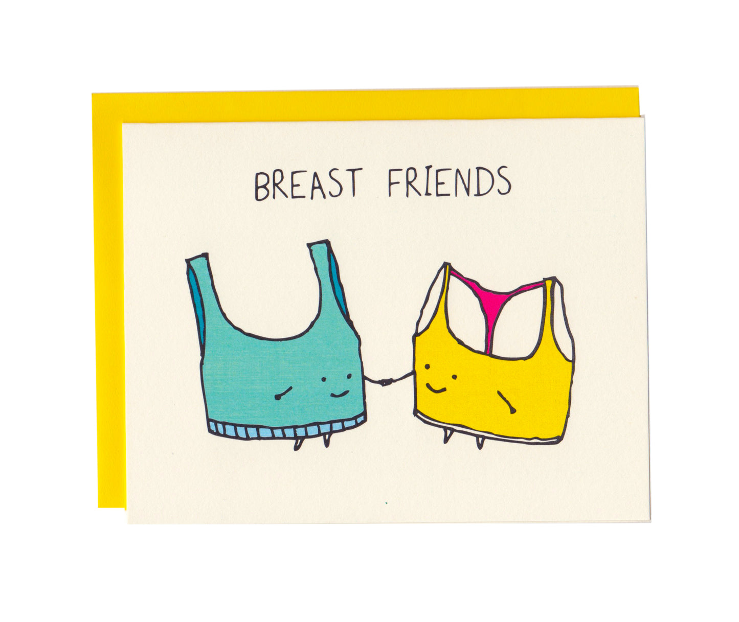 Breast Friends Greeting Card