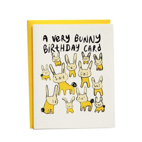 A Very Bunny Birthday Card