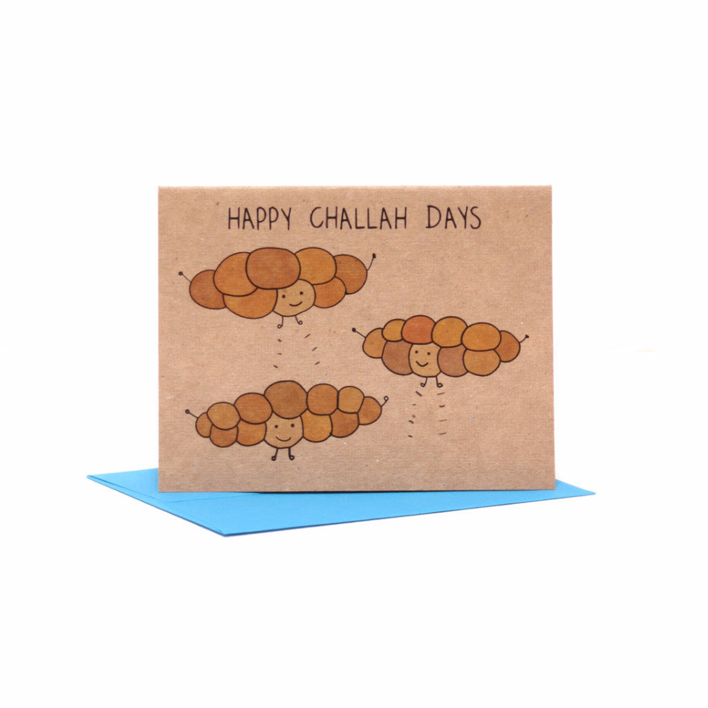 Happy Challah days Hanukkah Card