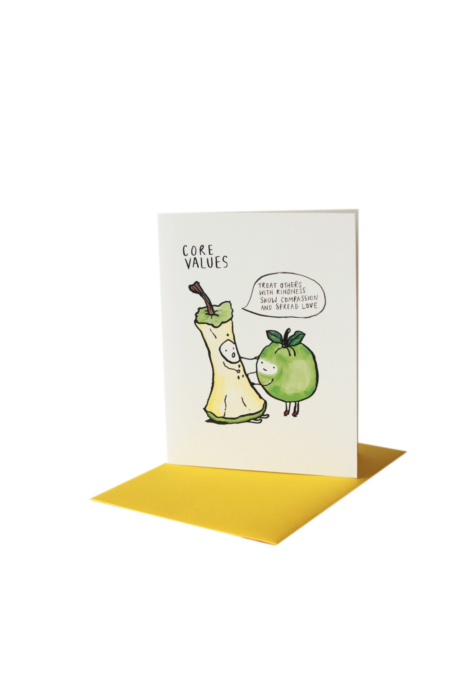 Core Values Greeting Card