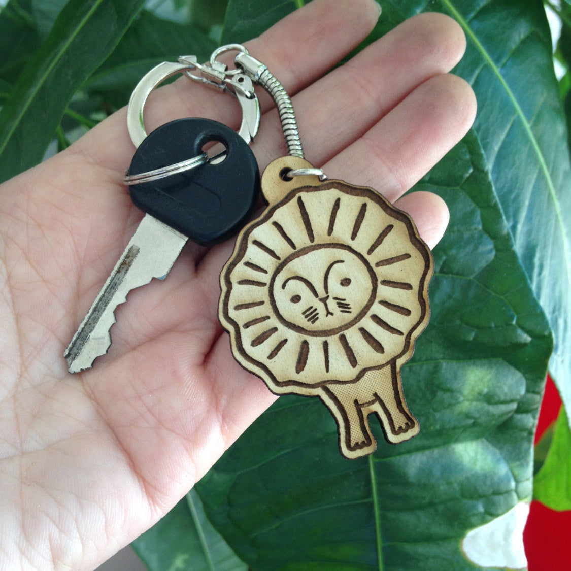 NEW Cute Standing Lion Keychain Gift