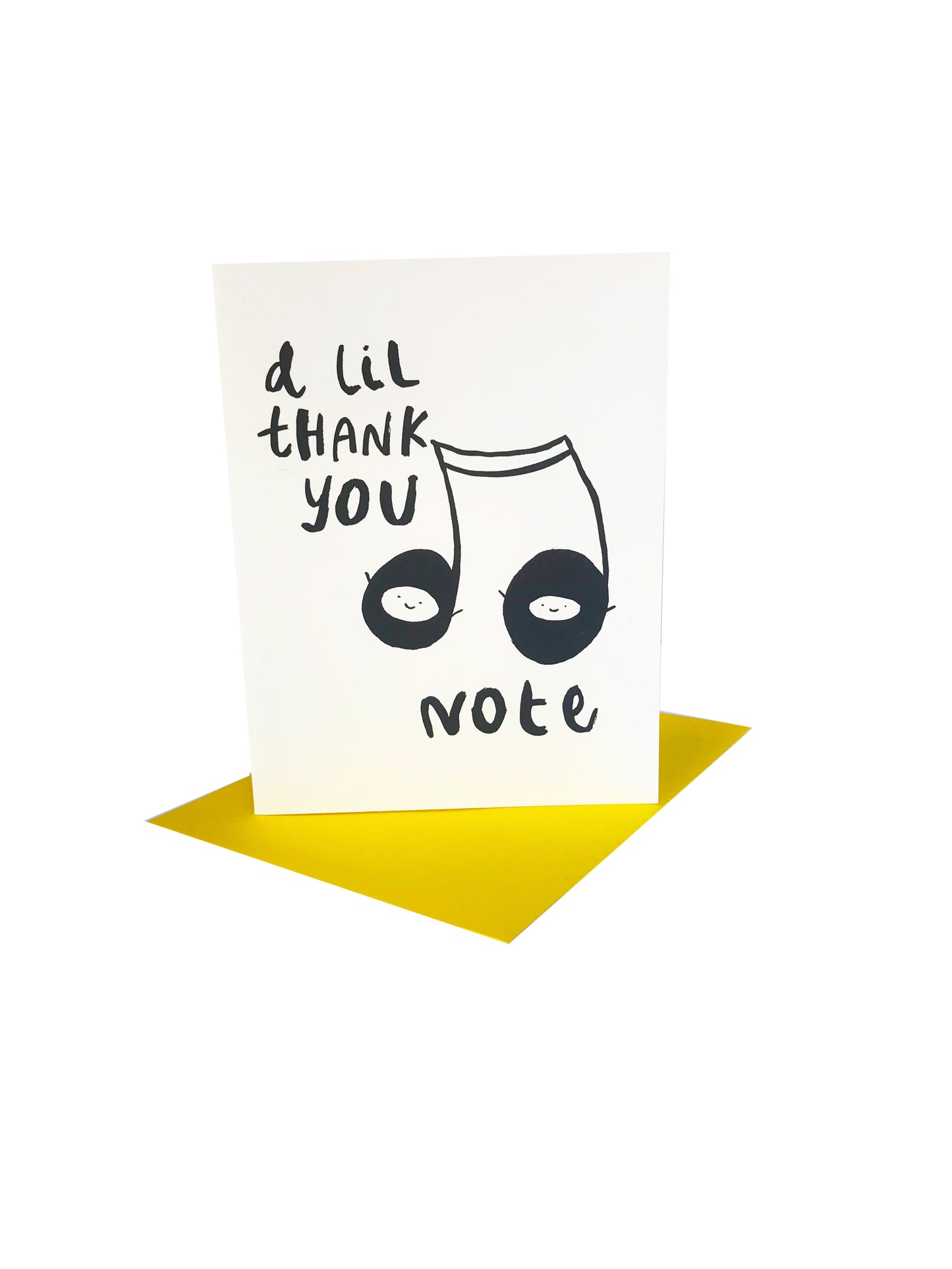 A lil thank you note Greeting Card