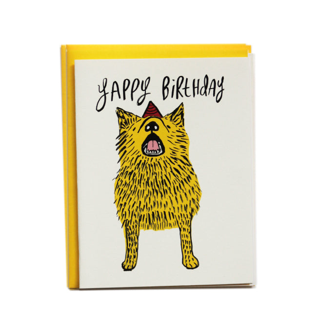 Yappy Birthday Card