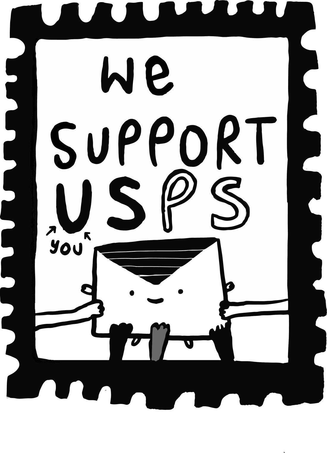 Free Download - We Support USPS