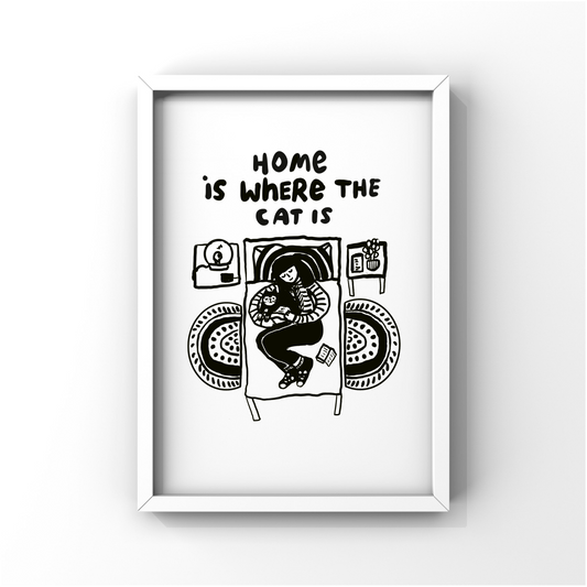 Home is where the Cat is (Print)