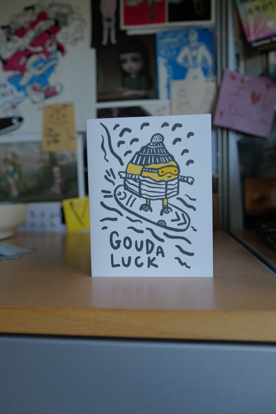 Gouda Luck Skier