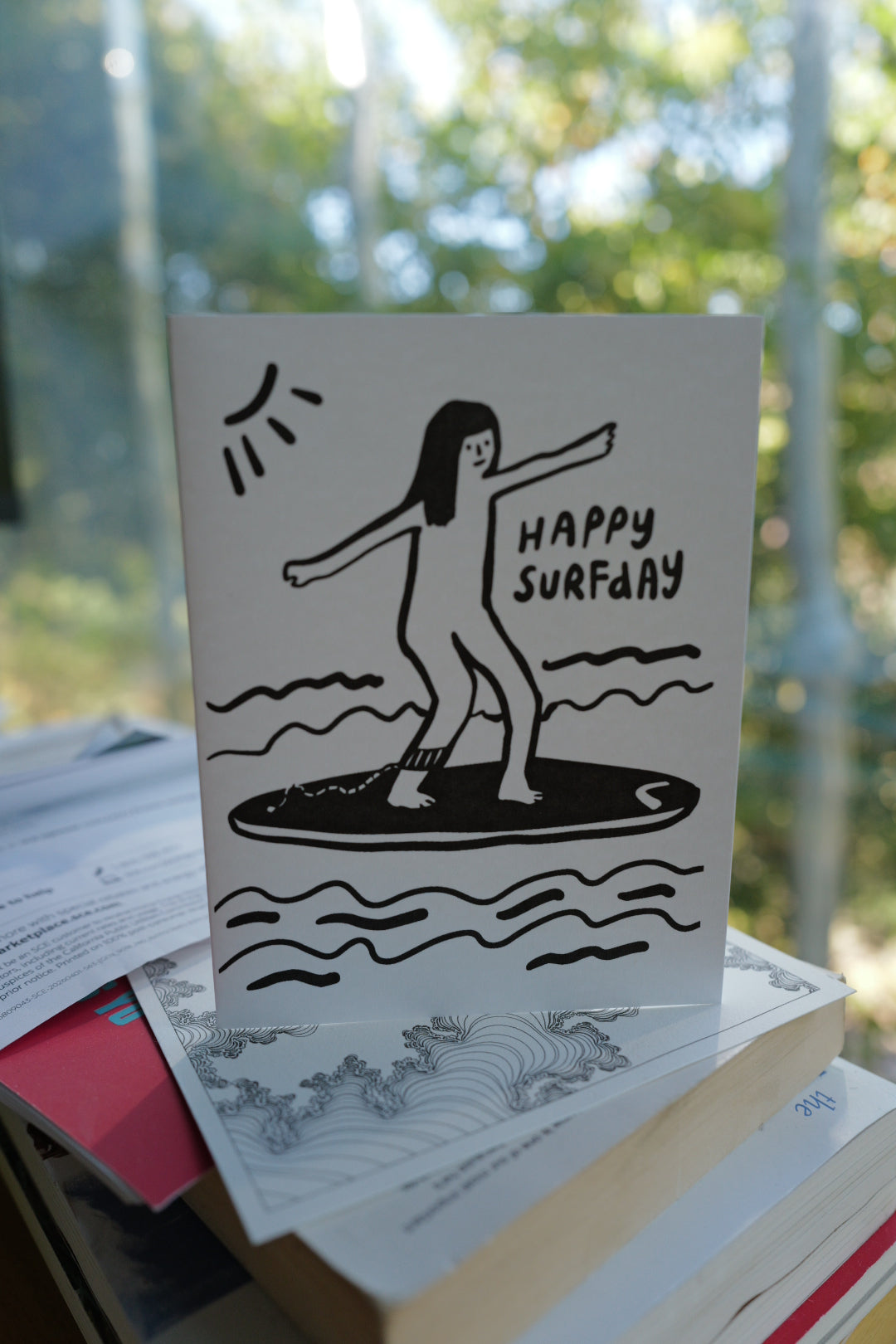 Happy Surfday Woman