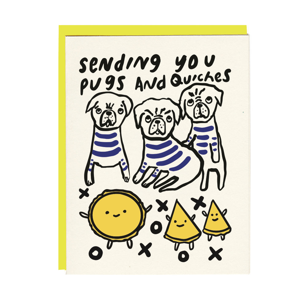 Sending pugs and quiches