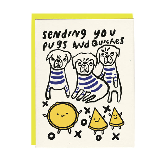 Sending pugs and quiches