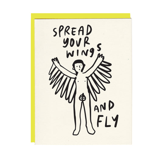 Spread your wings and fly man