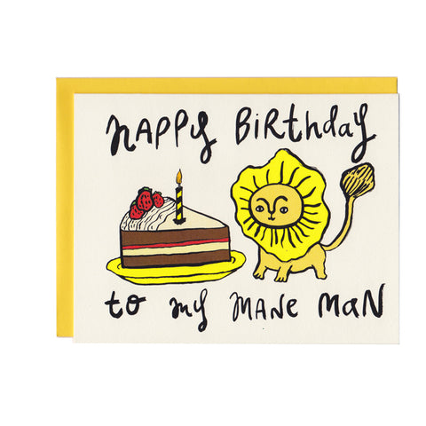 Happy Birthday to my Mane Man Card