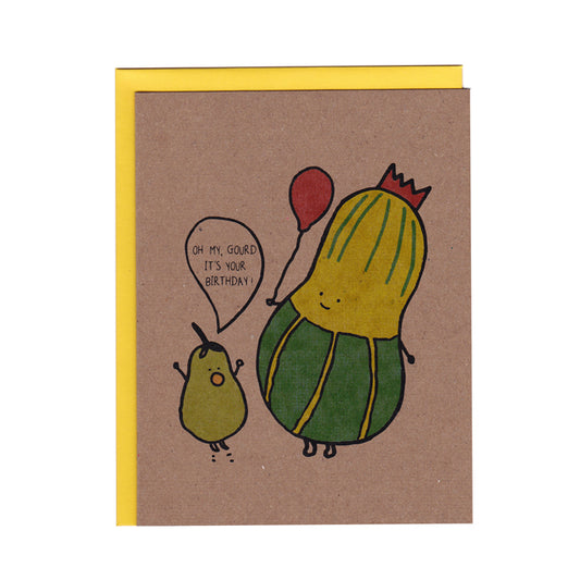 Oh my Gourd it's your Birthday Card