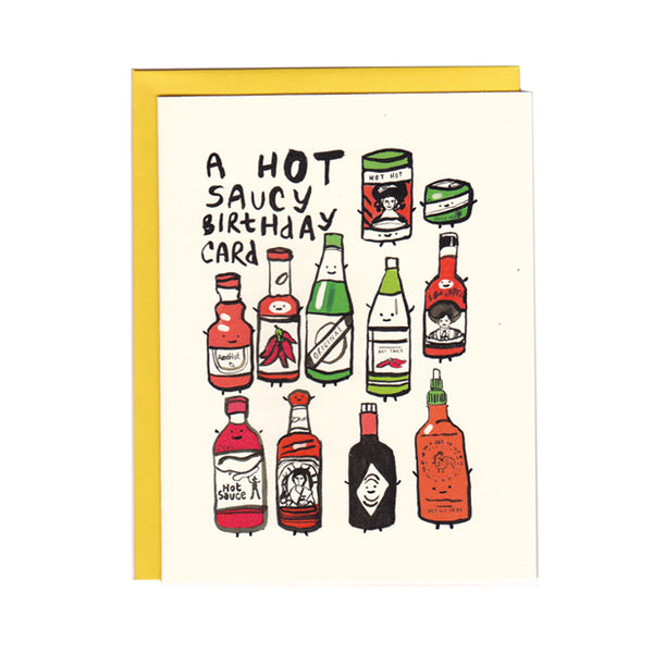 Hot Saucy Birthday Card