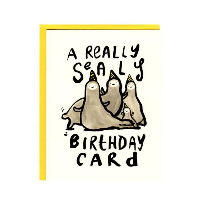 A Really Sealy Birthday Card