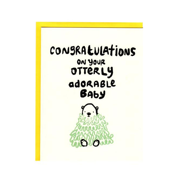 Congratulations on your Otterly Adorable Baby