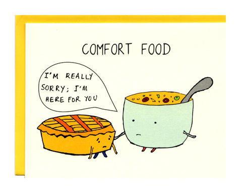 Comfort Food Greeting Card