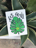 Hey Frond Greeting Card