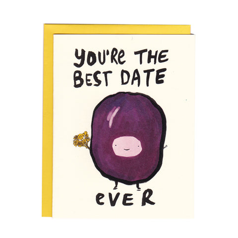 Girlfriend/ Boyfriend/Anniversary "Best Date Ever" Greeting Card