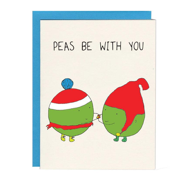 Peas be with you Holiday Card