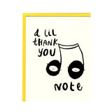 A lil thank you note Greeting Card