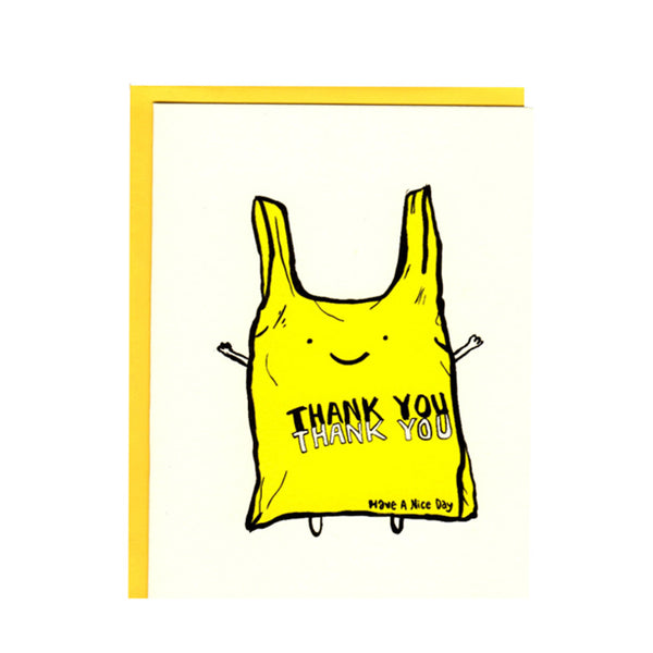 Thank you Bag Greeting Card