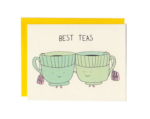 Best Teas Friends Greeting Card