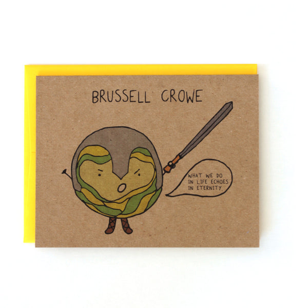 Brussell Crowe Gladiator Card
