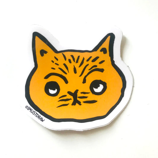 Tabby Cat Sticker