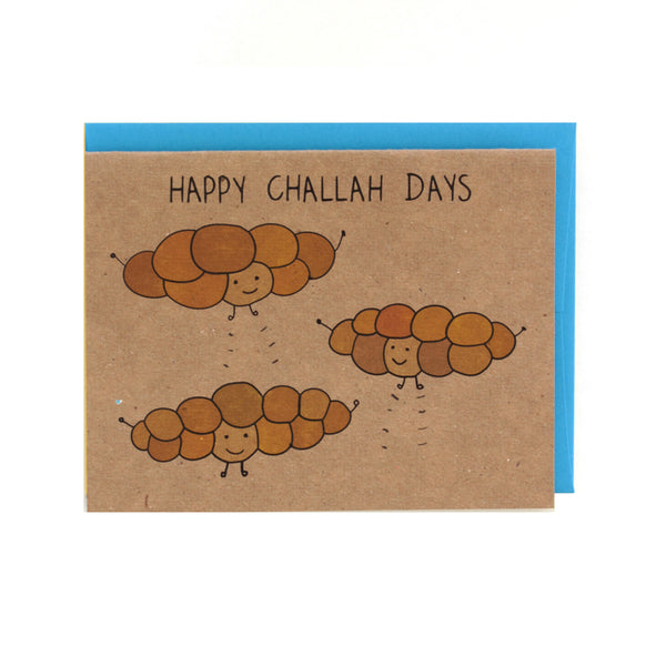 Happy Challah days Hanukkah Card
