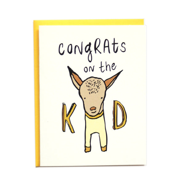 Congrats on the Kid Greeting Card