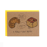 A Really Flaky Pastry Greeting Card
