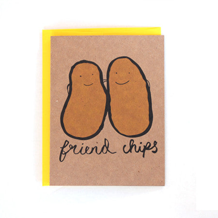 Friend Chips Greeting Card