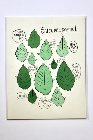 Encouragemint Print, Wall art, Wall Decor (unframed)
