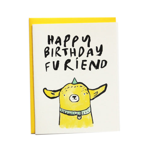 Happy Birthday Furiend Birthday Card