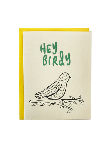 Hey Birdy Greeting Card