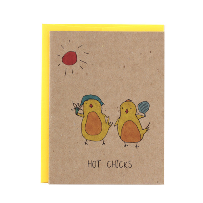Hot Chicks Greeting Card