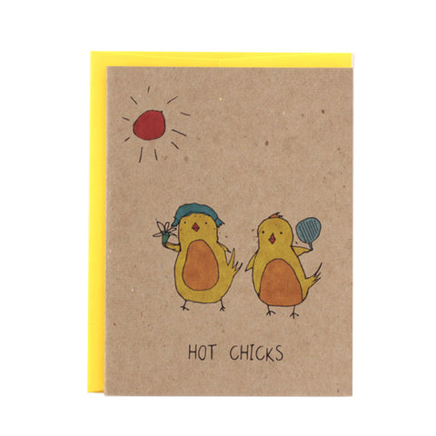 Hot Chicks Greeting Card