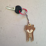 NEW Cute Standing Fox Keychain Gift