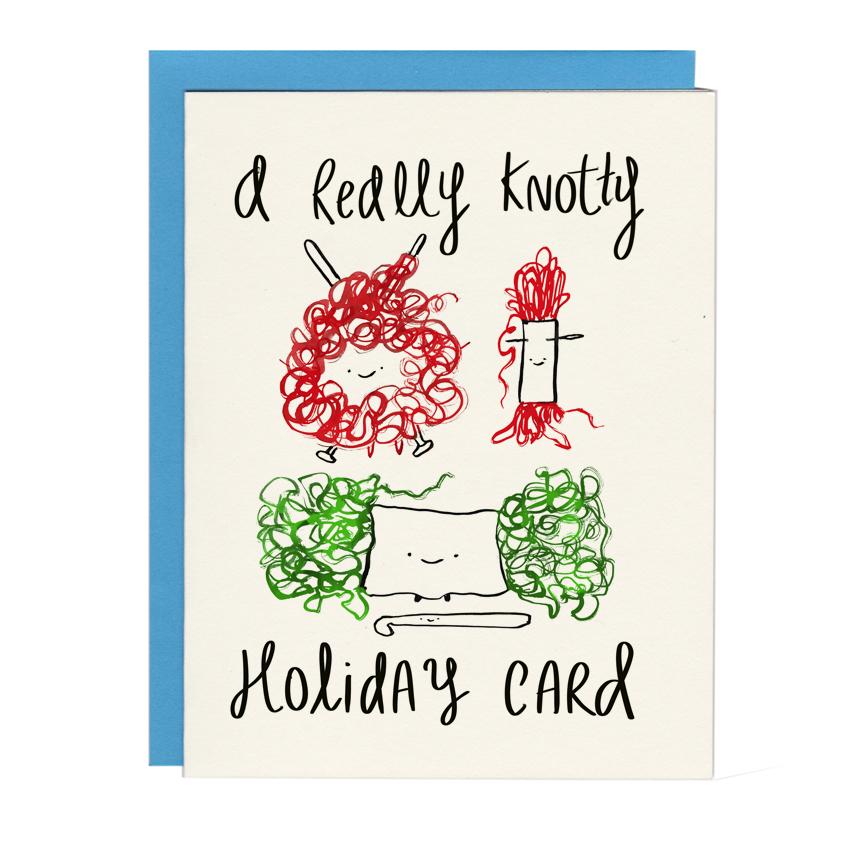 Knotty Holiday Card