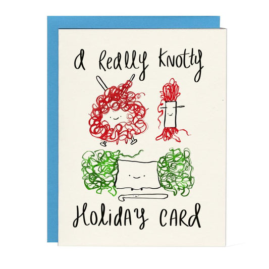 Knotty Holiday Card