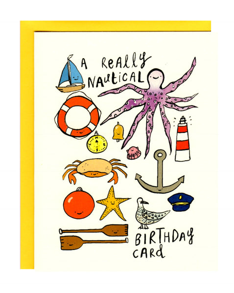 A Really Nautical Birthday Card
