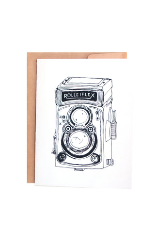 Rolleiflex Vintage Camera Greeting Card