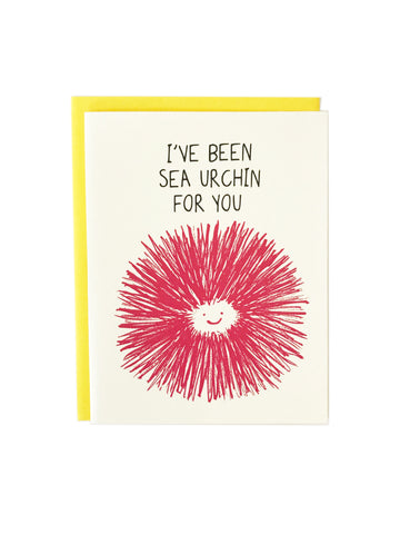 I've been Sea Urchin for You Greeting Card