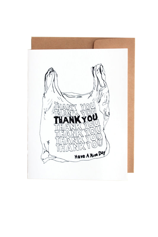 Thank You Bag Greeting Card