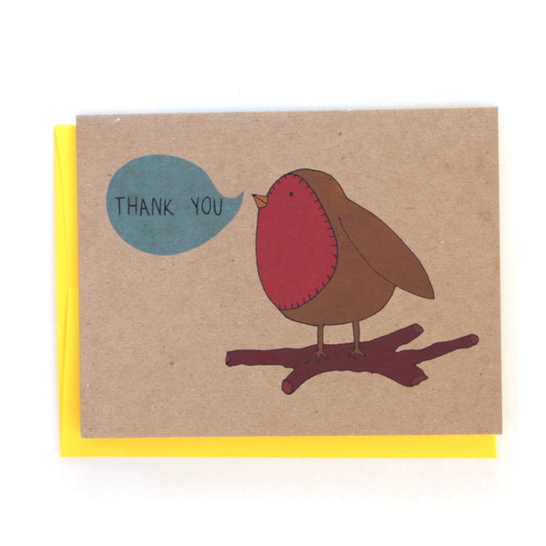 Thank you Bird Greeting Card